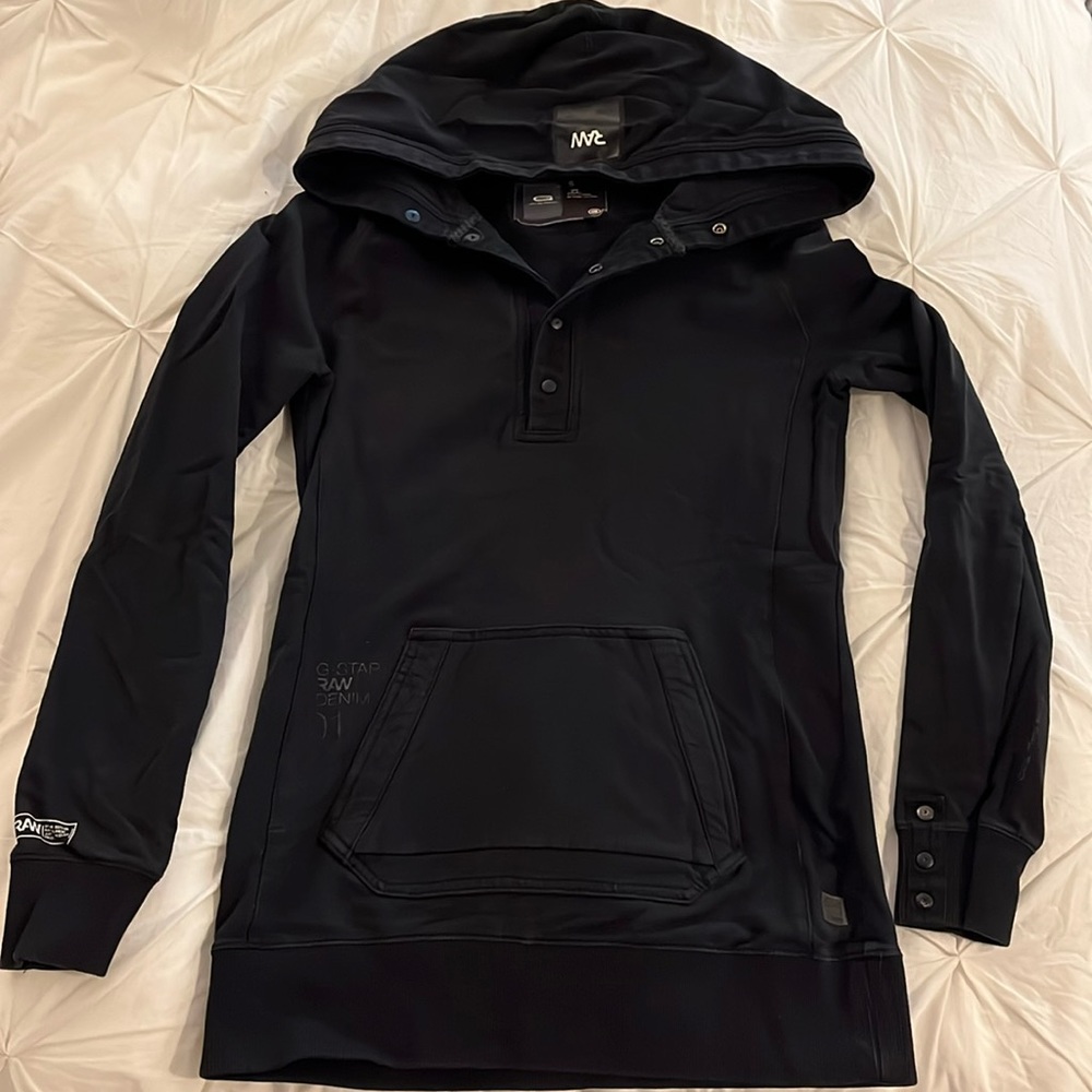 G-Star Raw Black Hoodie in almost new condition! Black size Small.